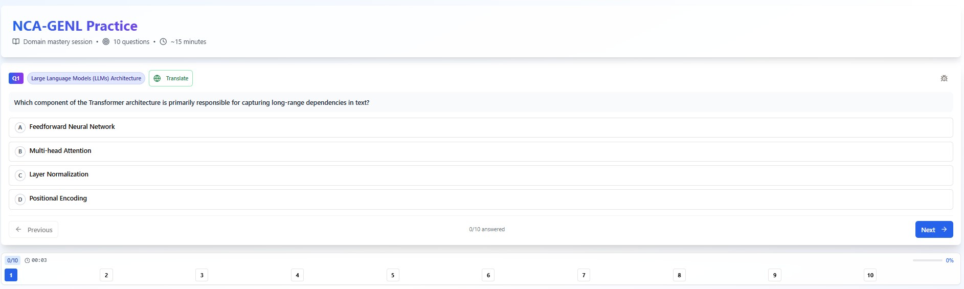 Domain Testing Interface